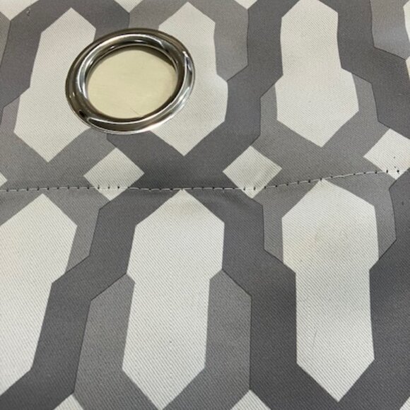 Light Blocking Grommet Curtain by Drift Away Geometric 1 Panel 52X63 - Picture 4 of 4